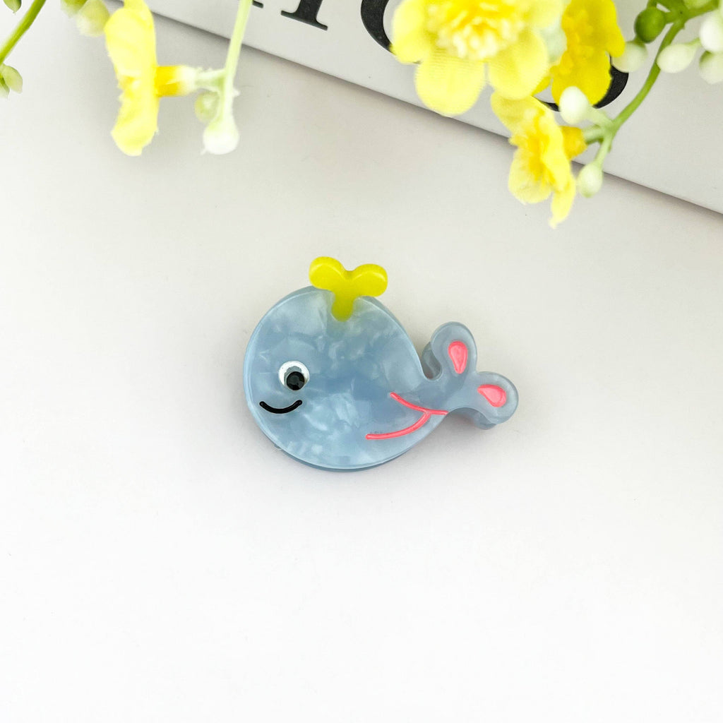TheDivaSoap - Ocean Fish Mini Claw Clip, Whale Hair Clip
