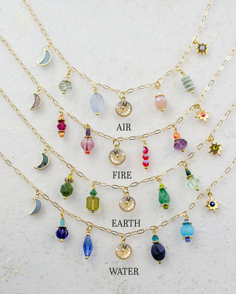 Zodiac Fire Sign Necklace