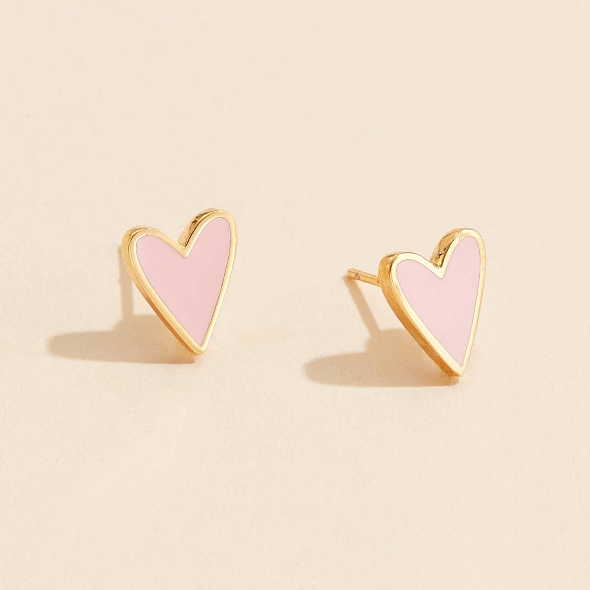 Heart Stud Earrings