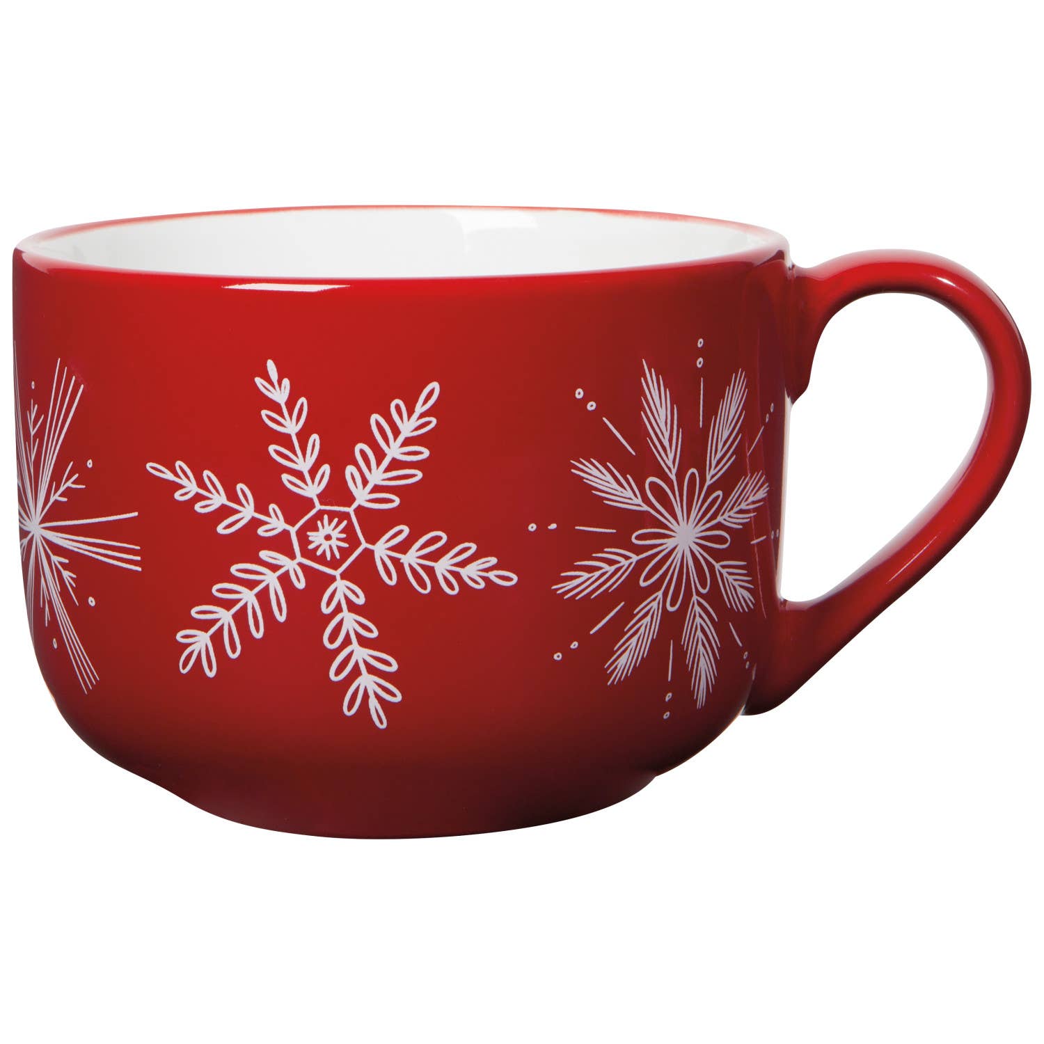 Snowflakes Christmas Mug