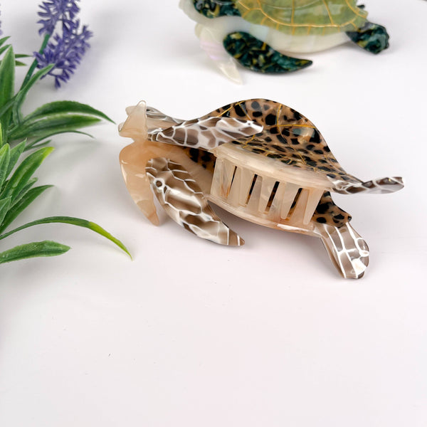 TheDivaSoap - Turtle Hair Clip,Animal Claw Clip: Green