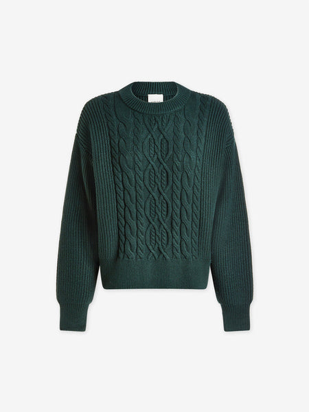 Women's Mondain Cable Knit | Dark Forest