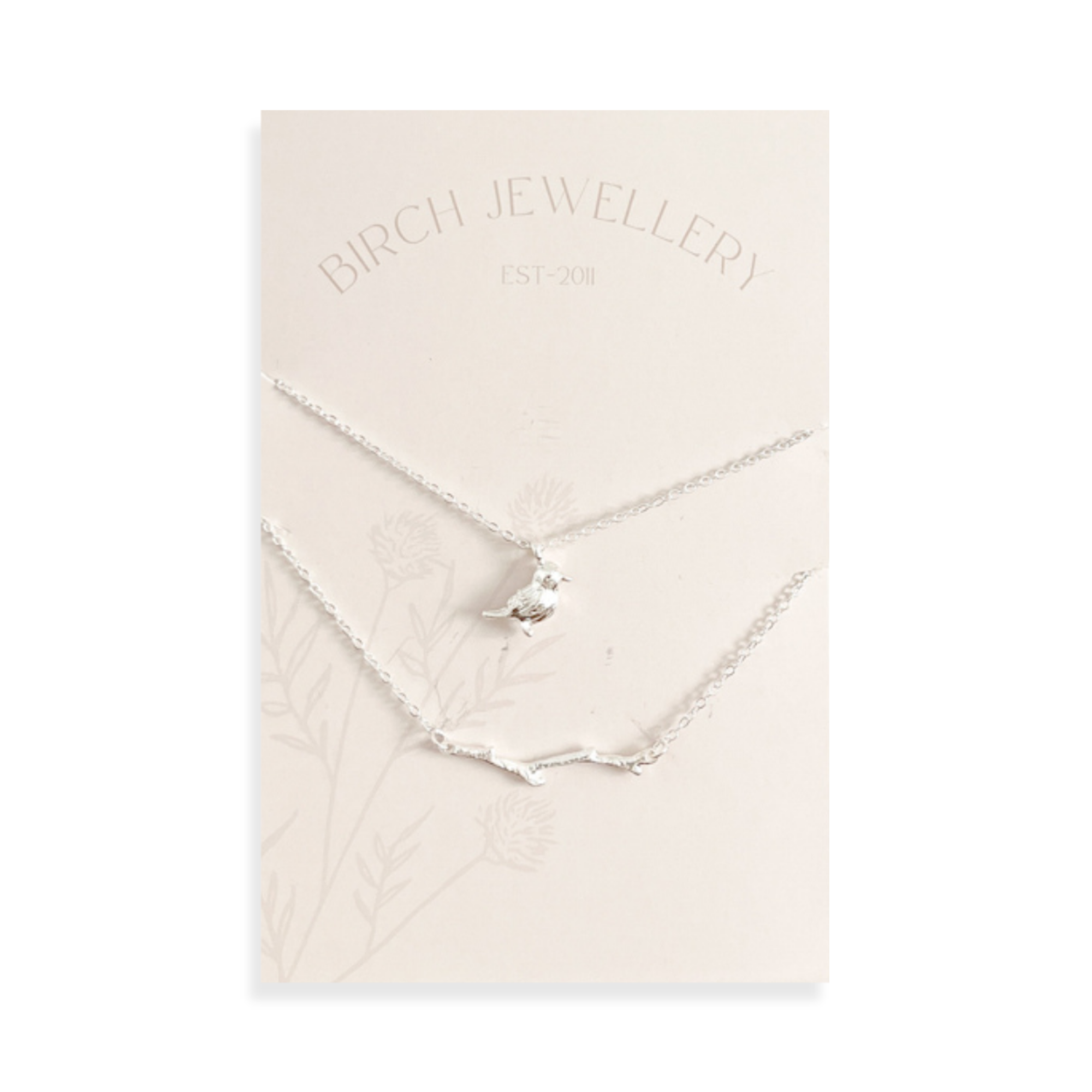 Bird & Branch Necklace Set