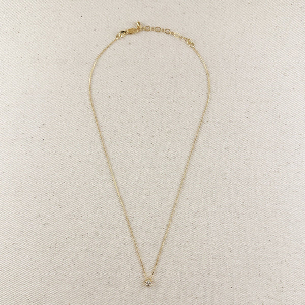 Mini CZ Star Necklace