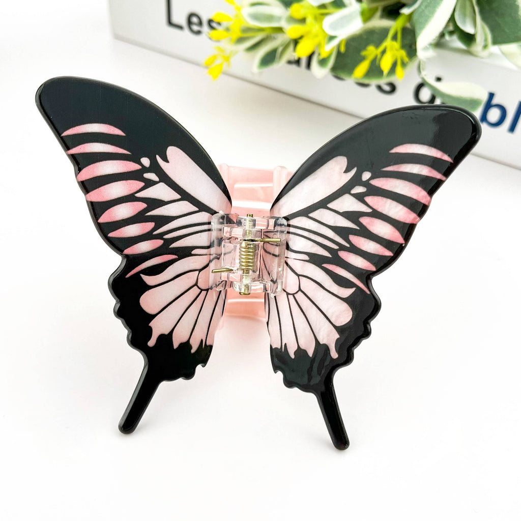TheDivaSoap - Acetate large butterfly hair clip animal claw clips
