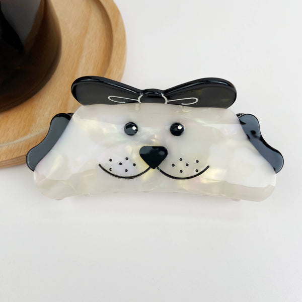 TheDivaSoap - Acetate Cartoon Dog Hair Clips: C