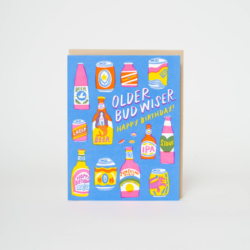 Birthday Card | Older Bud Wiser