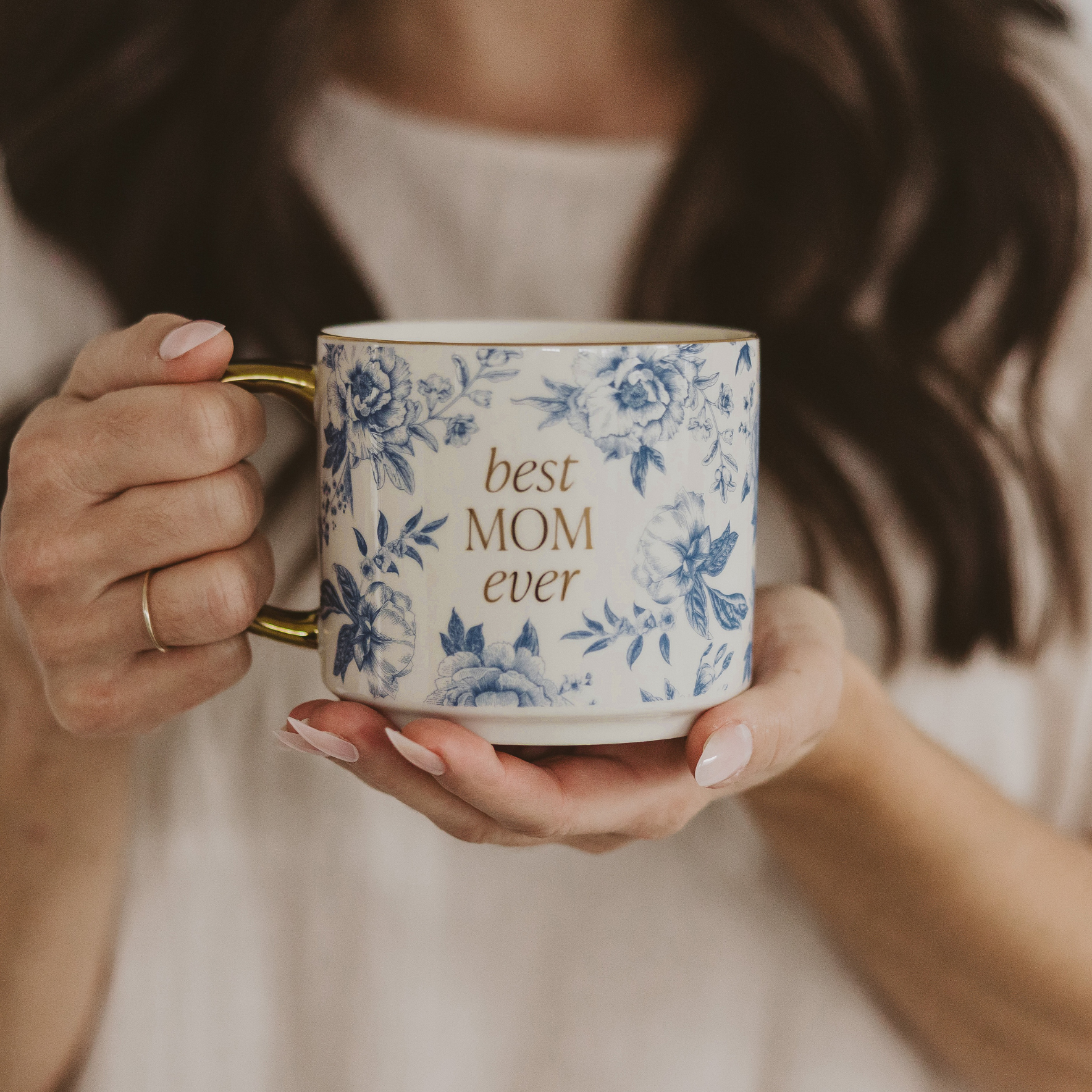 Best Mom Ever Coffee Mug | Blue Delft