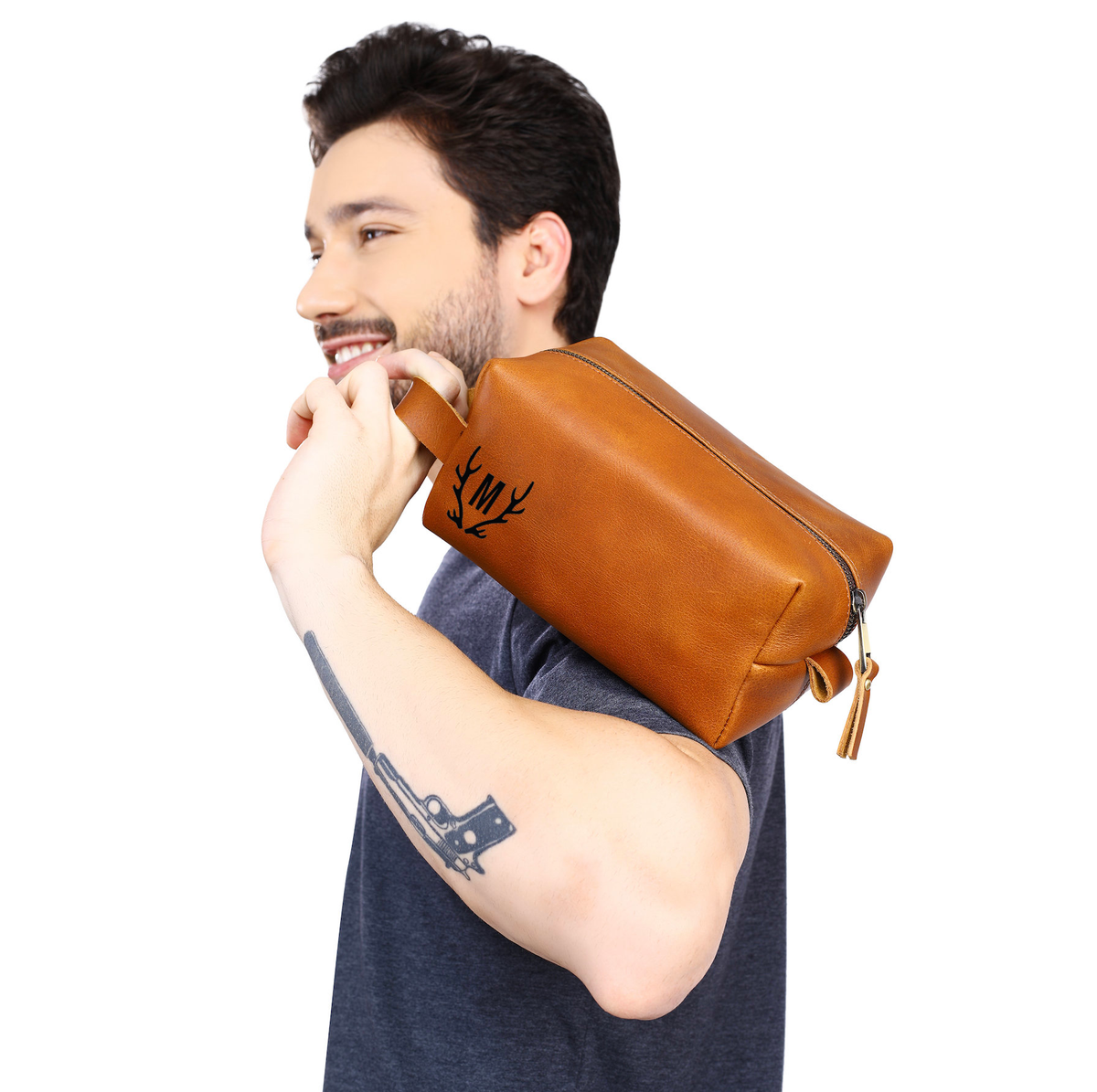 Leather Toiletry Bag
