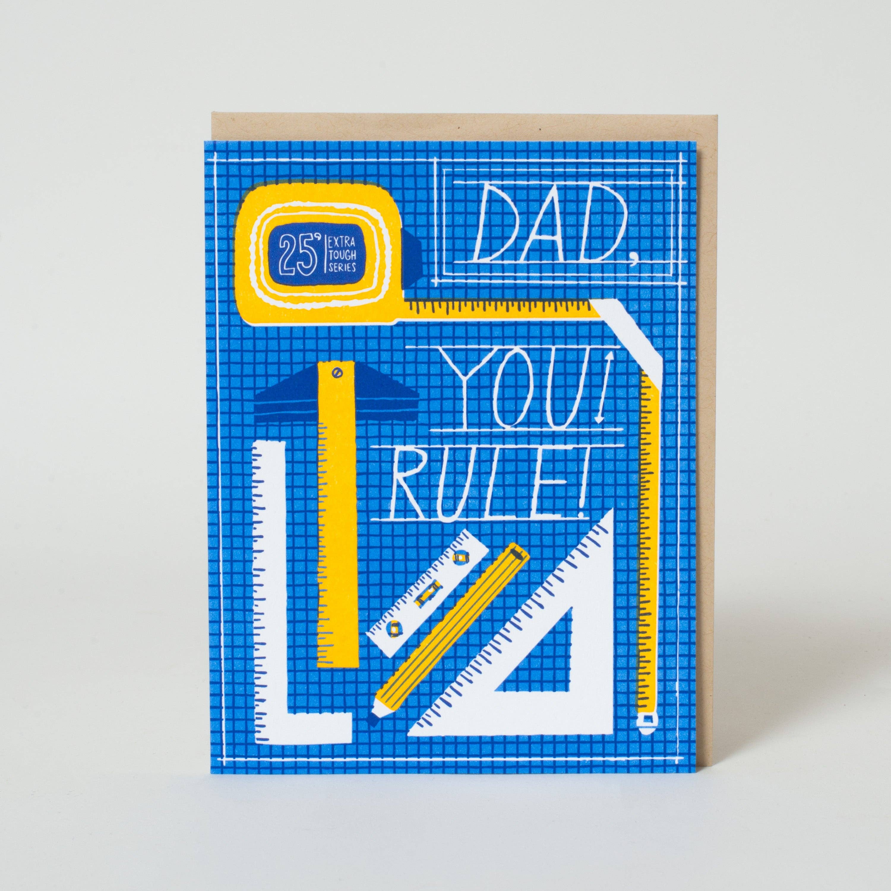 You Rule Dad Tools Greeting Card