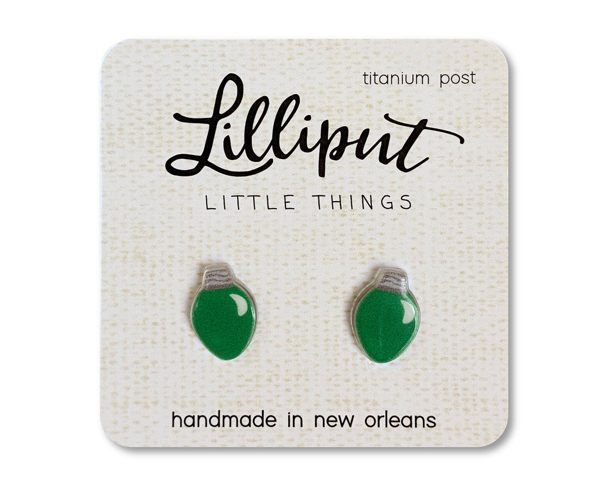 Lilliput Little Things - Christmas Bulb Earrings