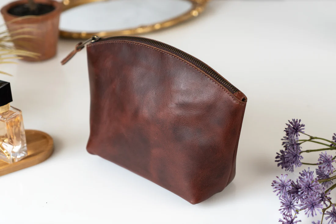 Leather Accessory Bag