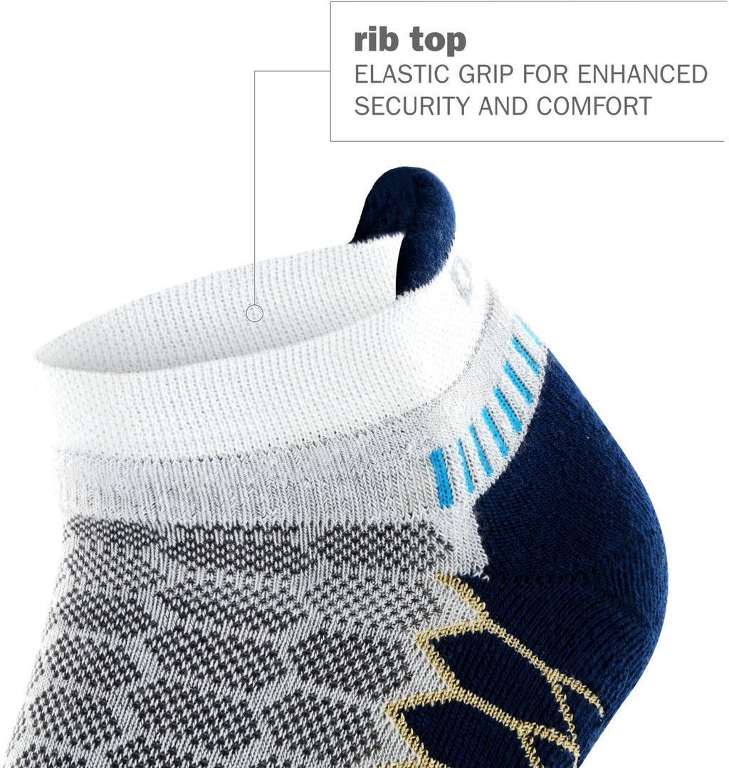 Silver No-Show | White