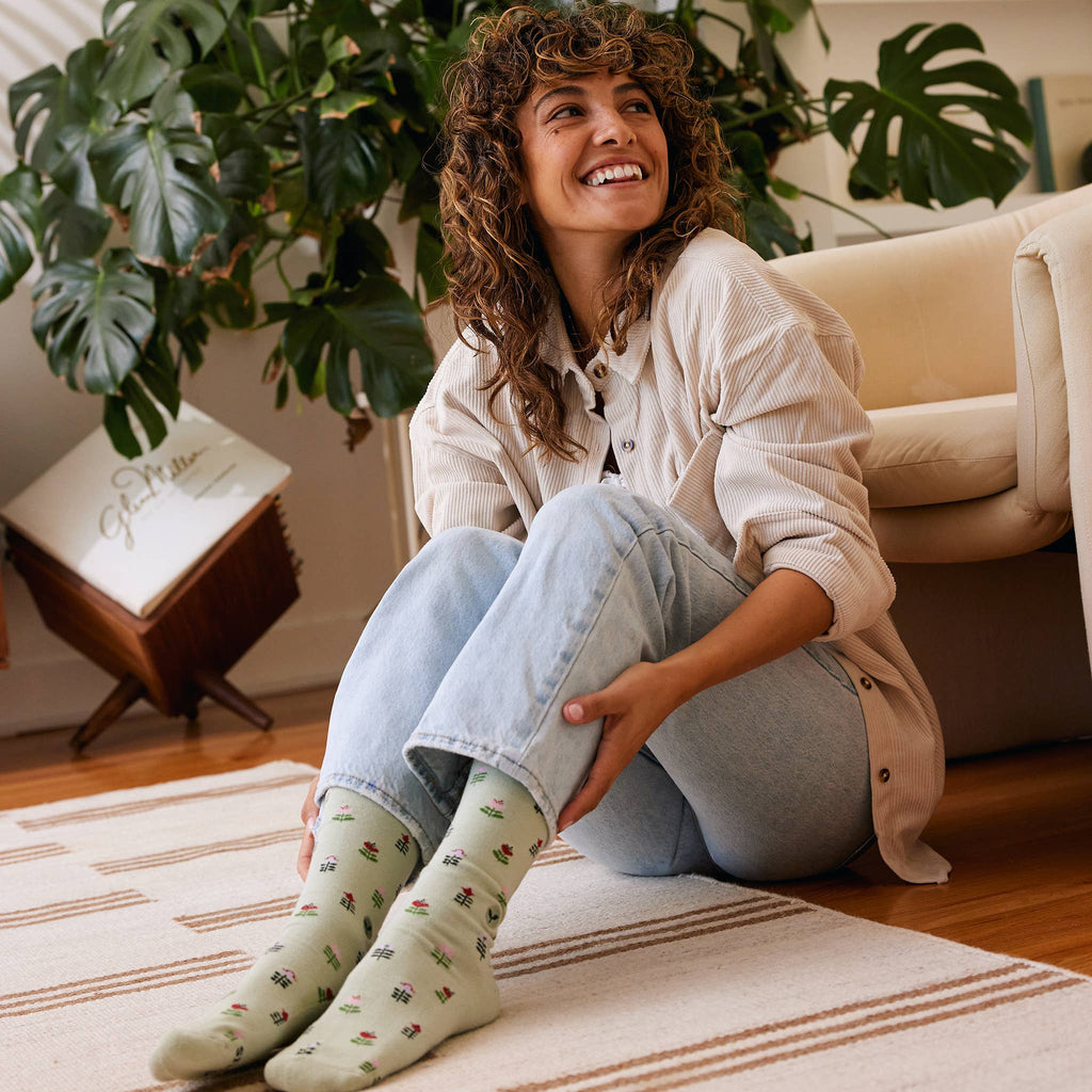Socks that Plant Trees | Green Tulips