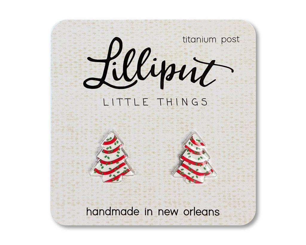 Lilliput Little Things - Christmas Treat Earrings - LIMITED // Christmas Snack Cake