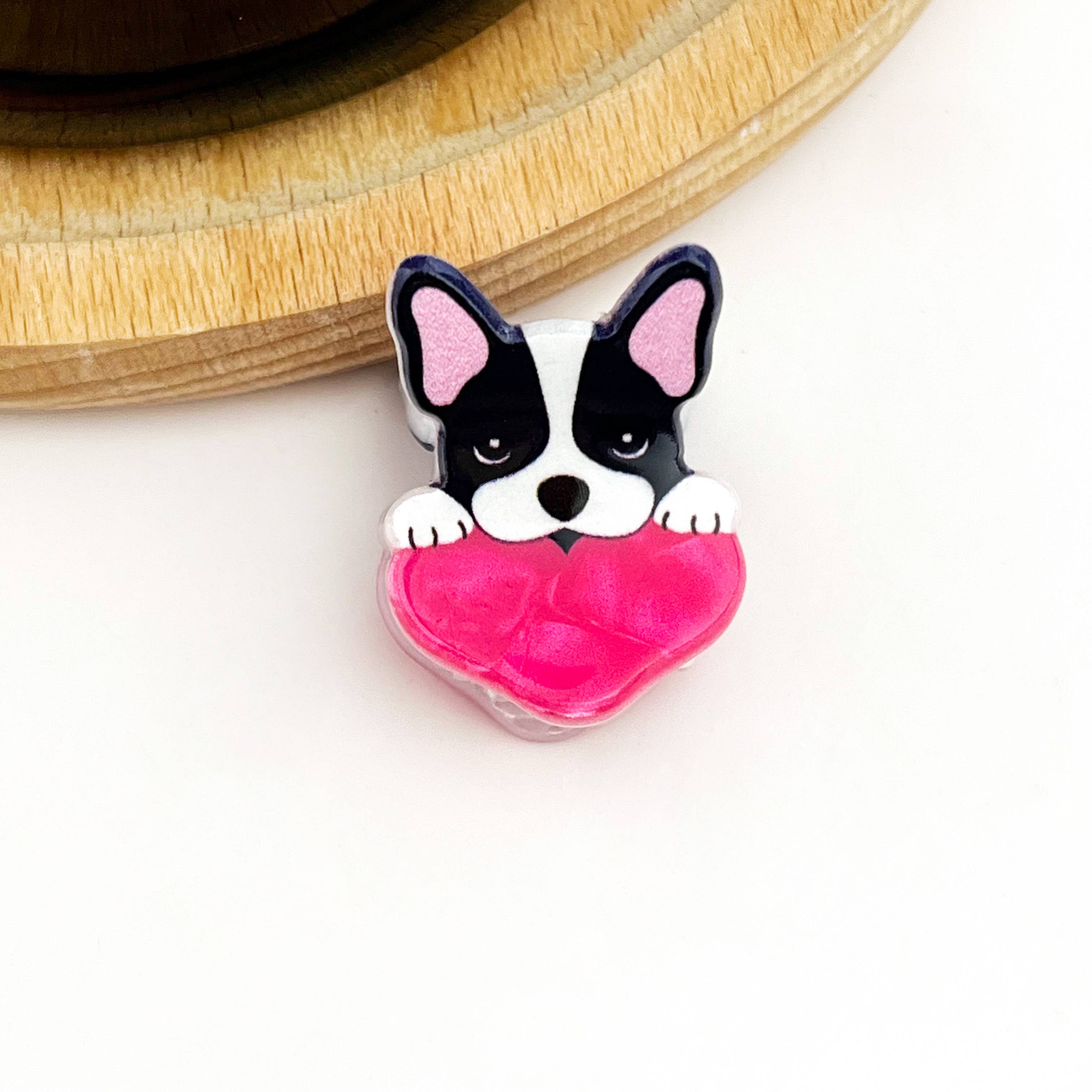 TheDivaSoap - Mini Dog Series Hair Claw Clips, Cute Puppy Animal Hair Clip