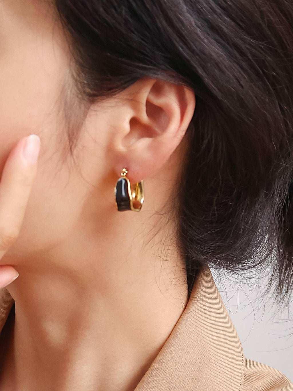 Classic Color Hoop Earring
