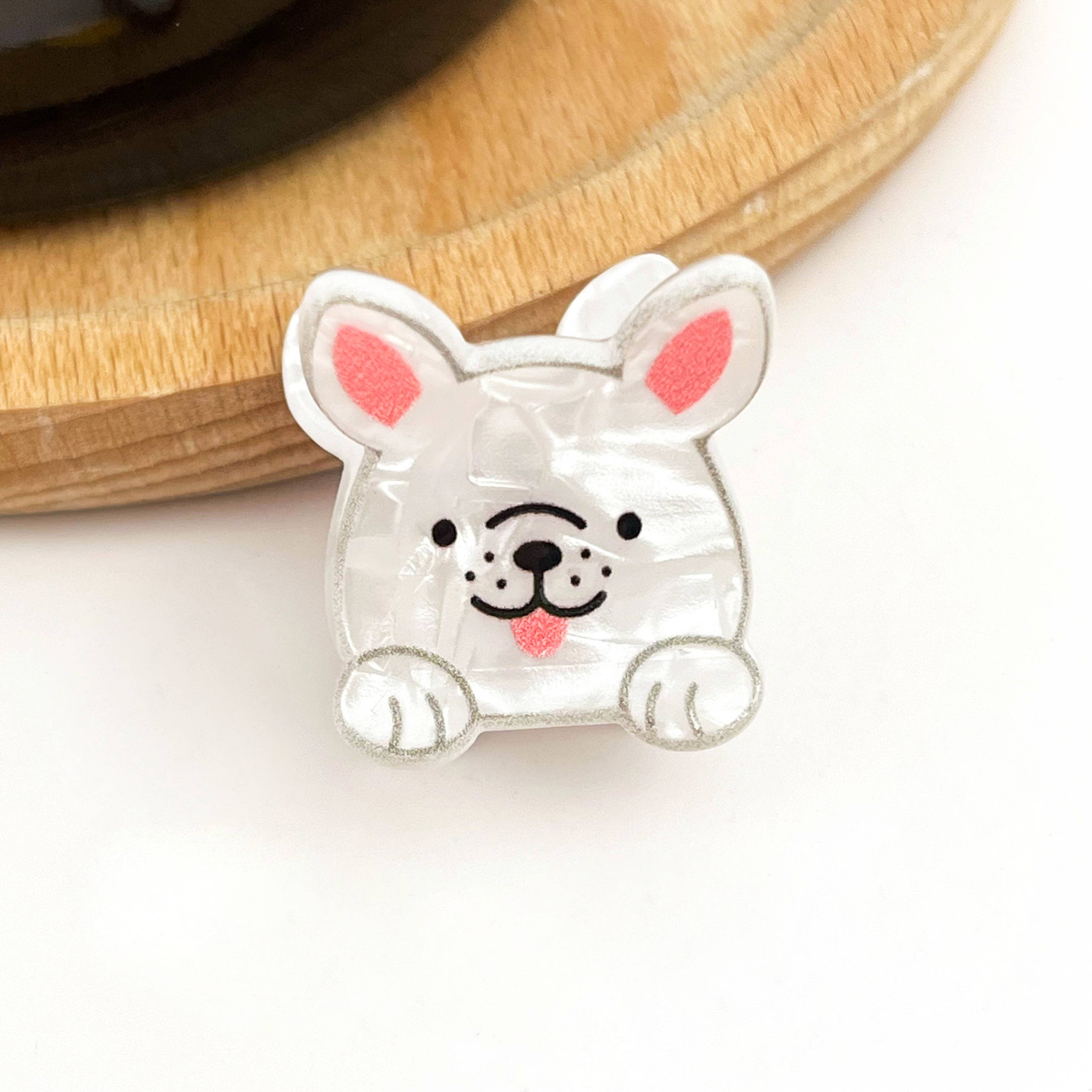TheDivaSoap - Mini Dog Series Hair Claw Clips, Cute Puppy Animal Hair Clip