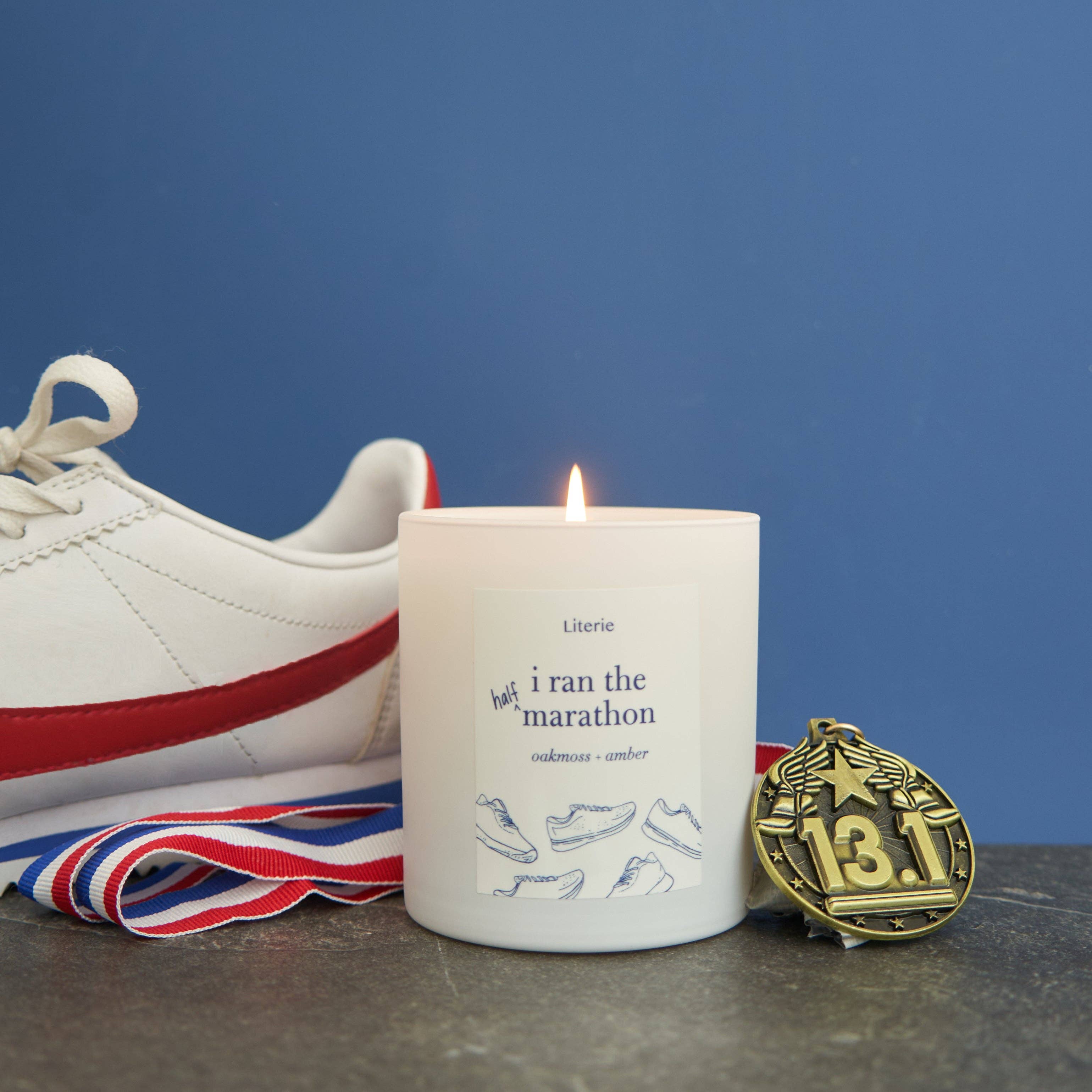 I Ran the Half Marathon| Candle