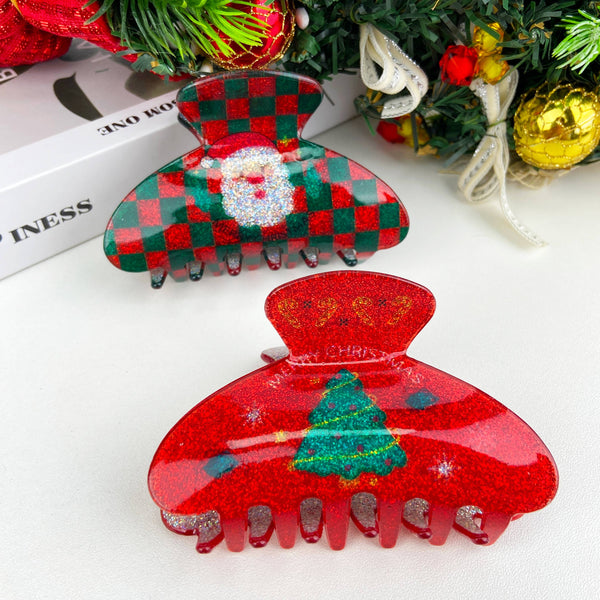 Funny Christmas Hair Clip Santa Claus