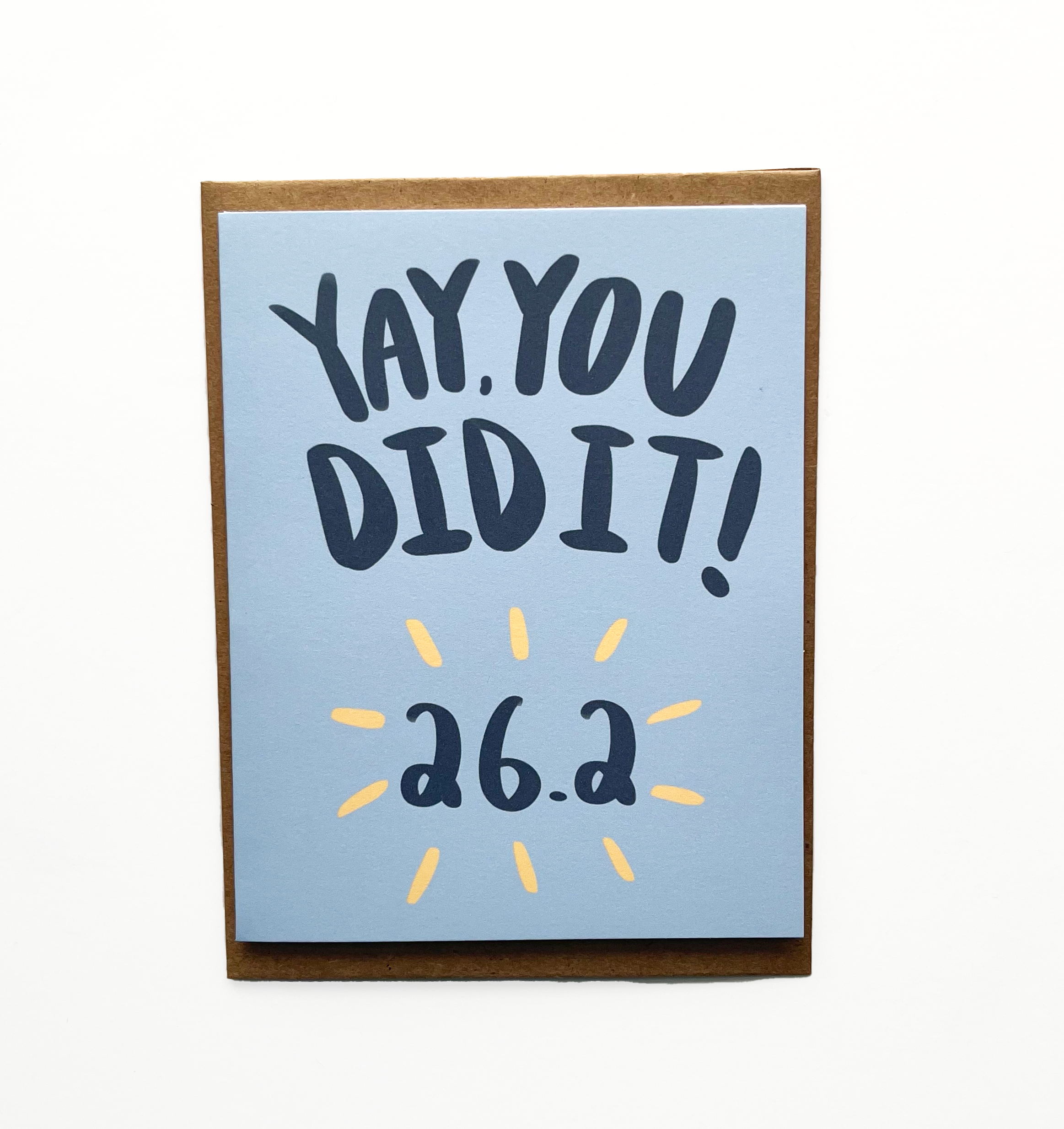 You Did it Marathon Card