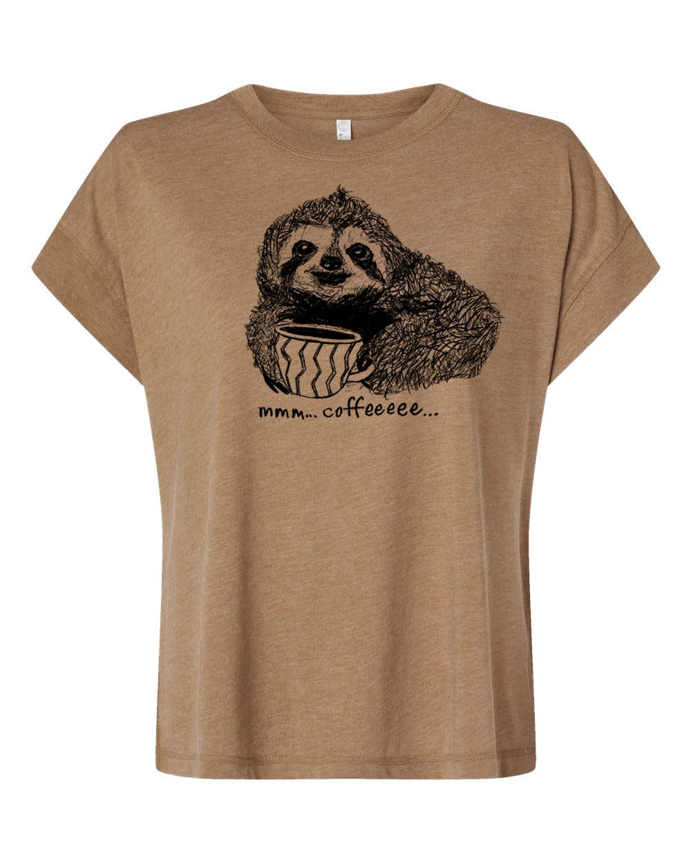 Coffee Sloth Women's Relaxed Vintage T