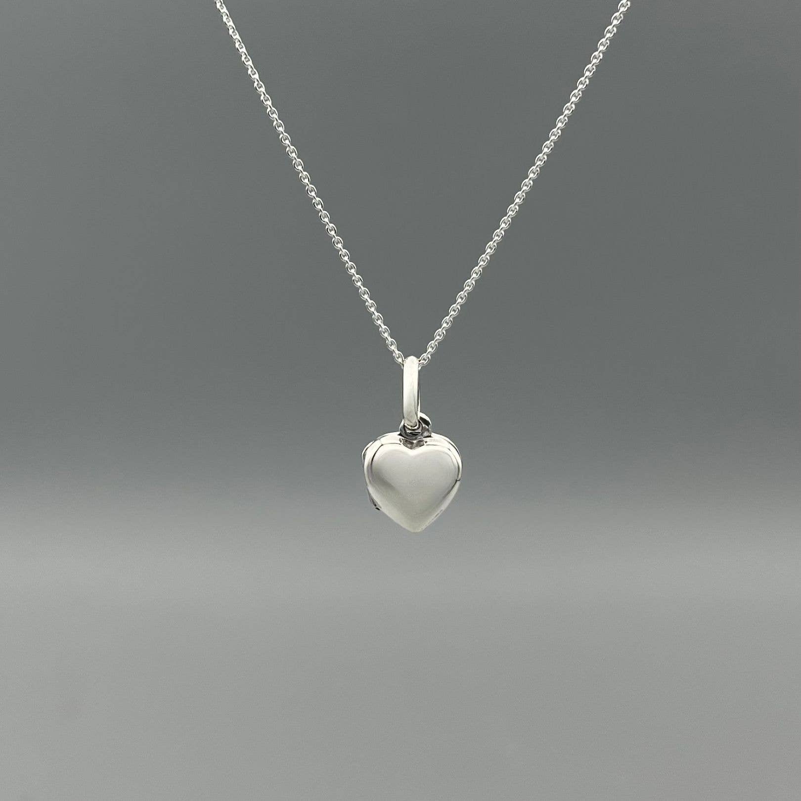 Silver Mini Heart Locket
