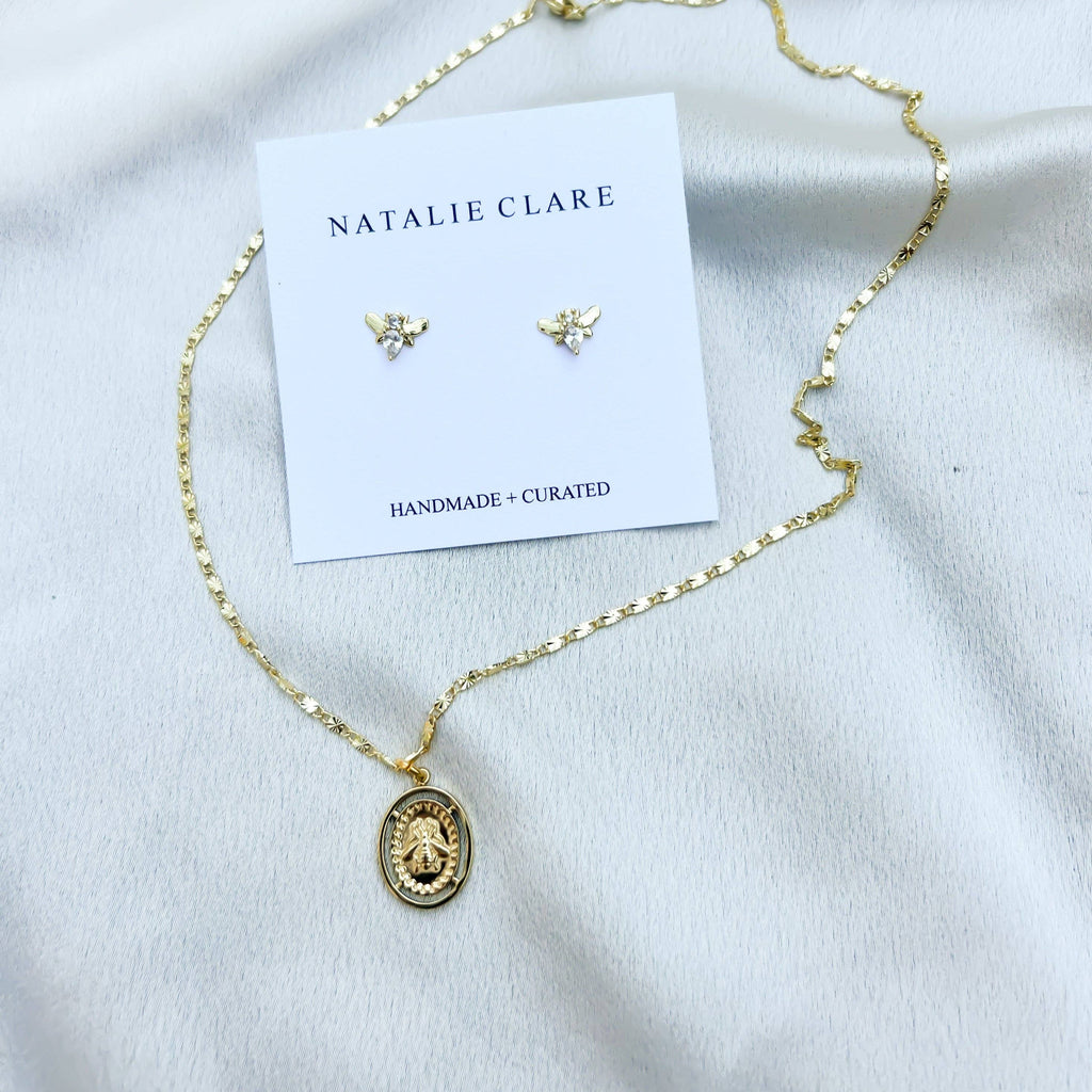 Golden Bee Necklace