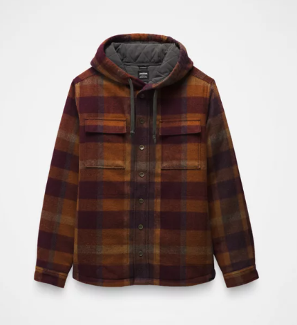 Men's Asgard Hooded Flannel | Crimson