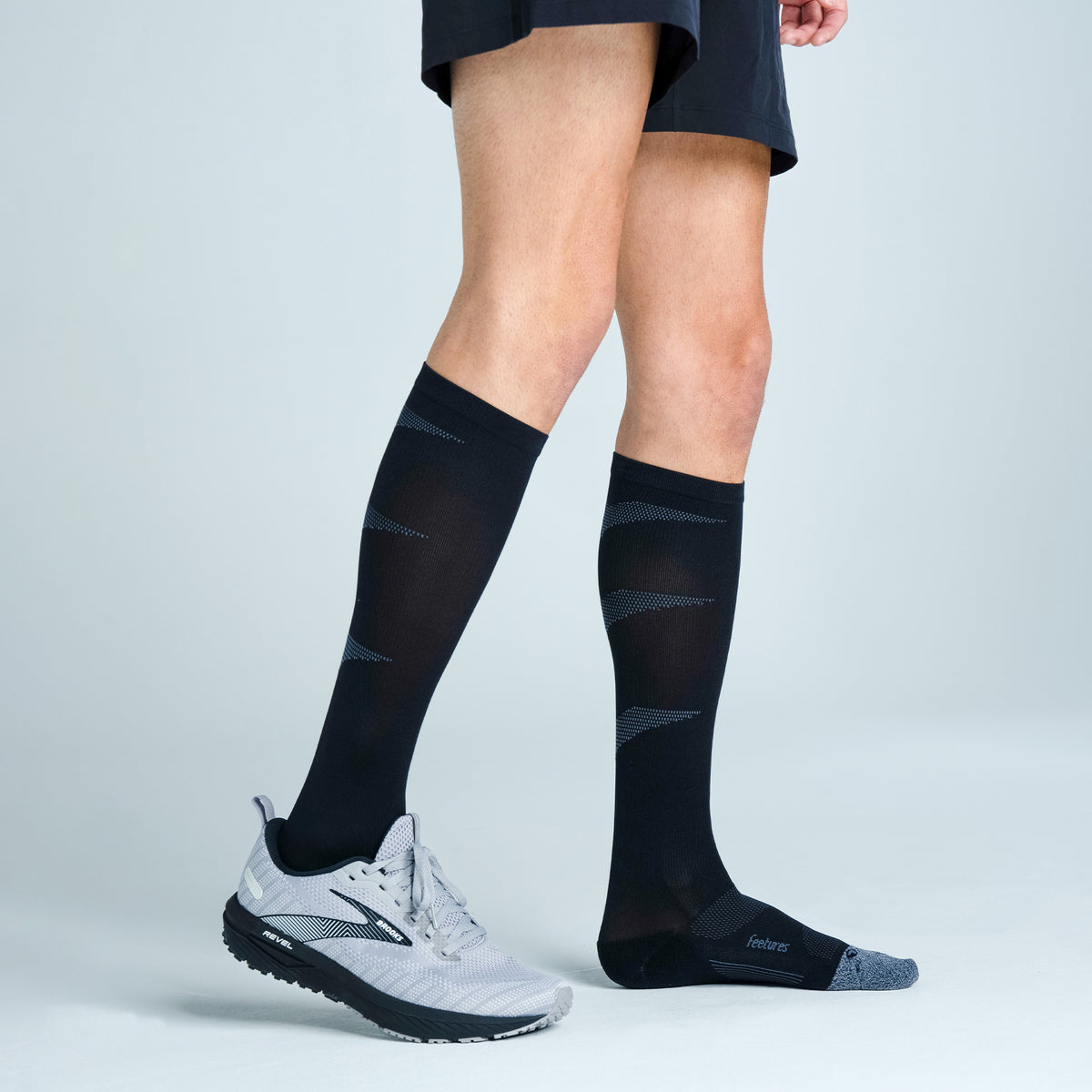 Graduated Compression LC Knee High| Black