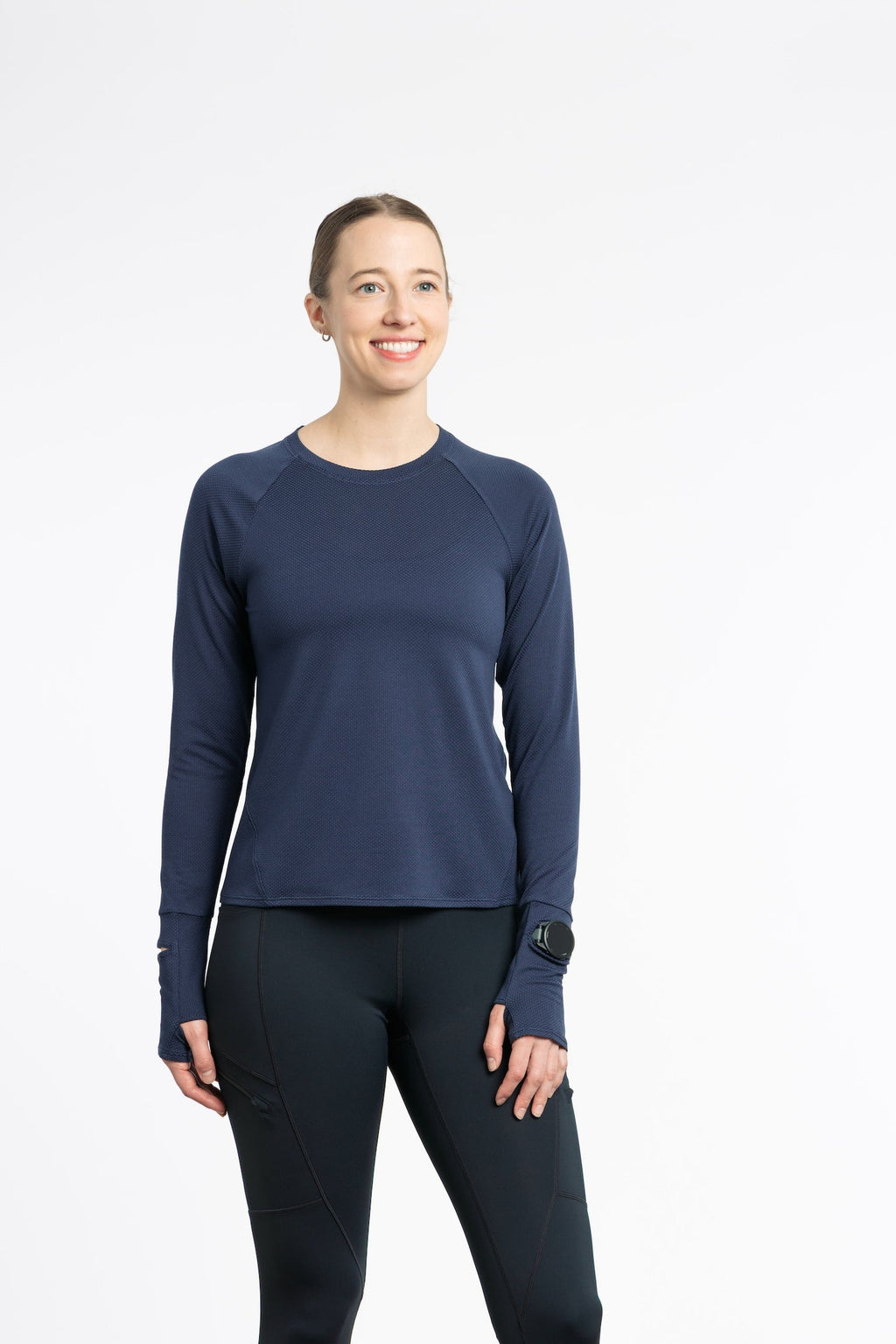 Flyout Long Sleeve | Ink Blue