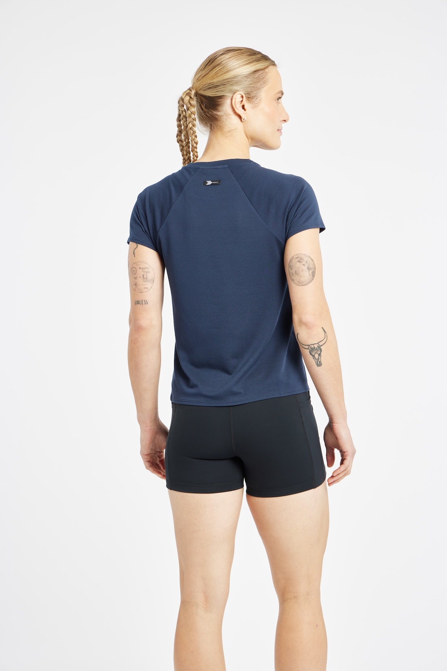 Women's Flyout Short Sleeve | Ink Blue