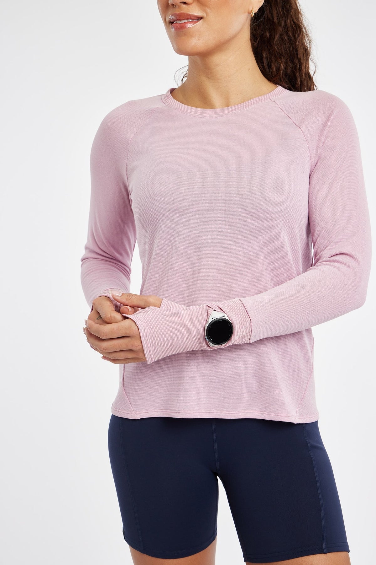 Flyout Wool Classic Long Sleeve |Petal