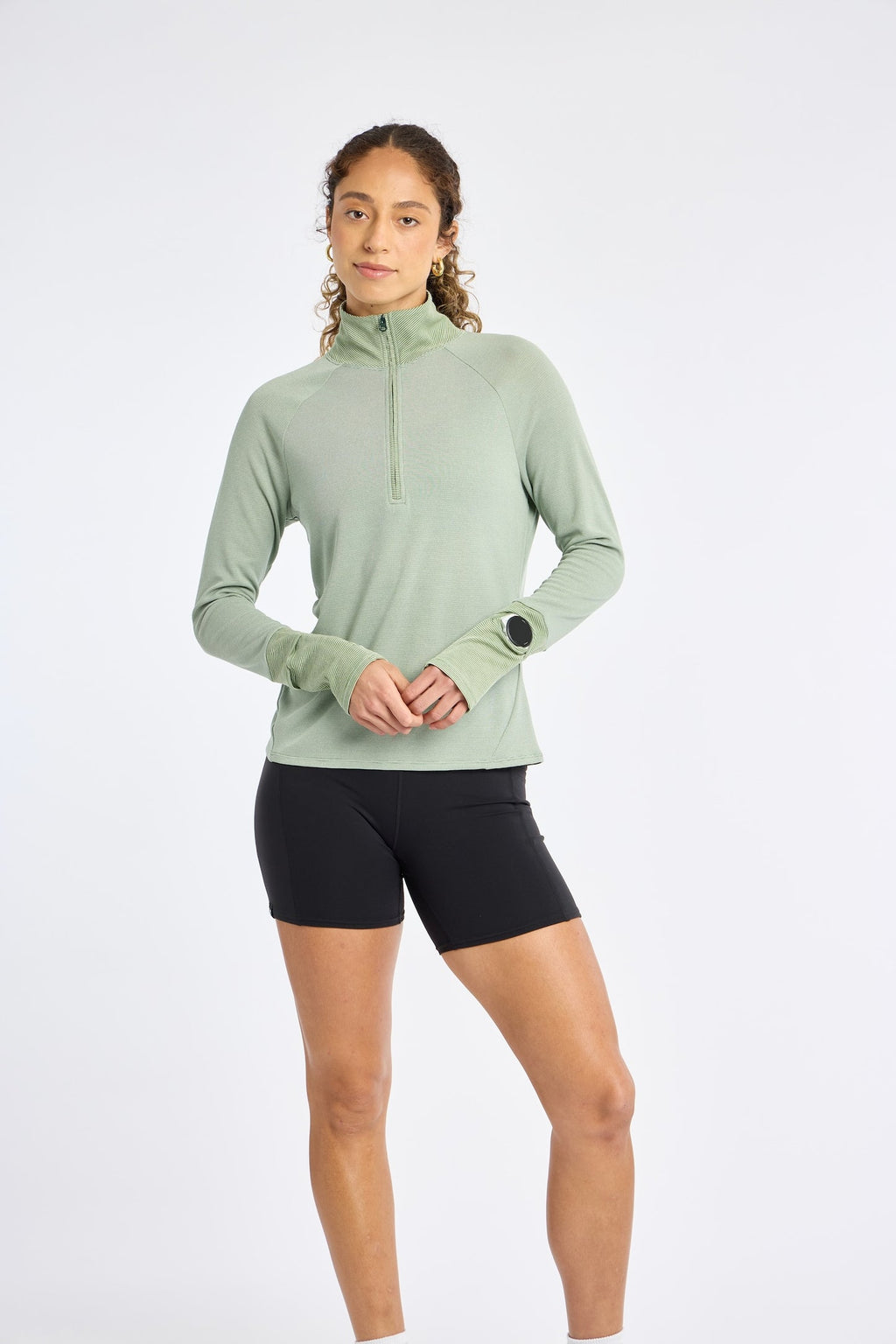 Flyout Wool Half Zip |Wild Spruce