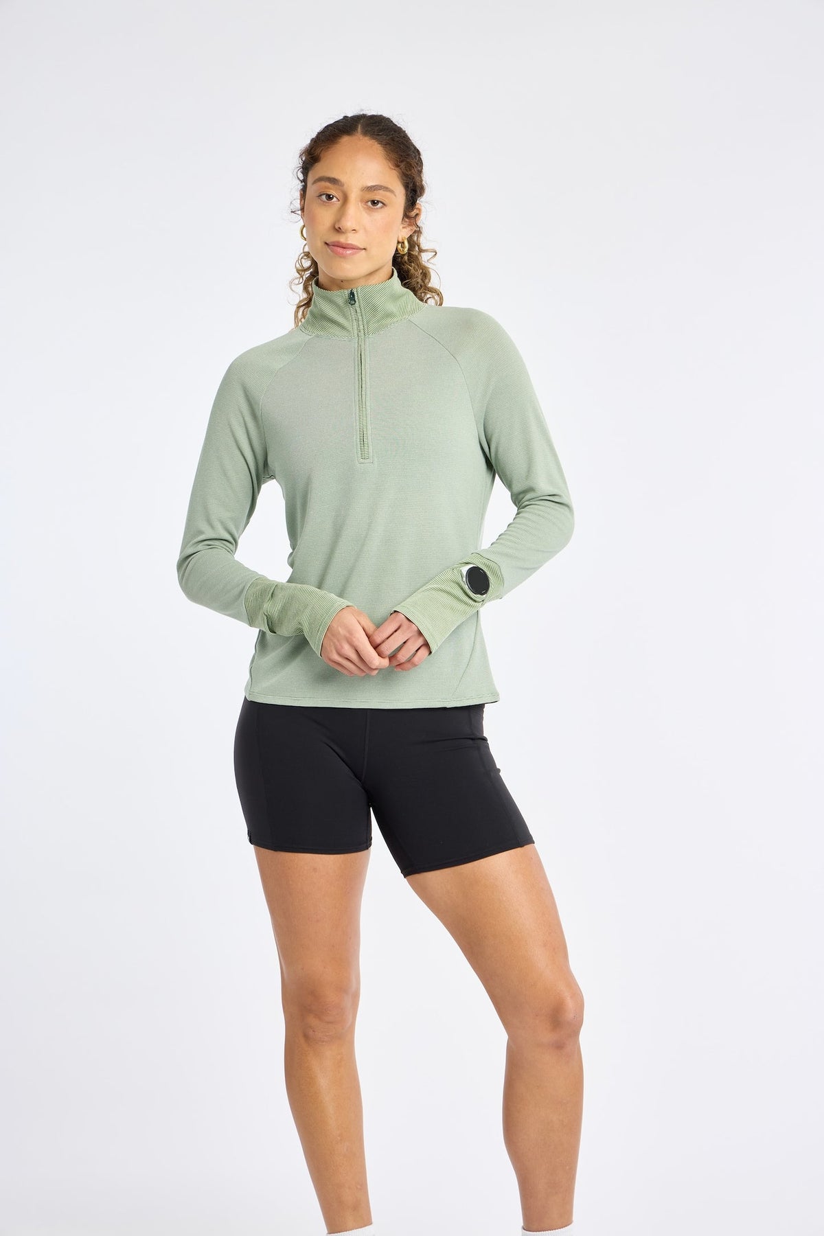 Flyout Wool Half Zip |Wild Spruce