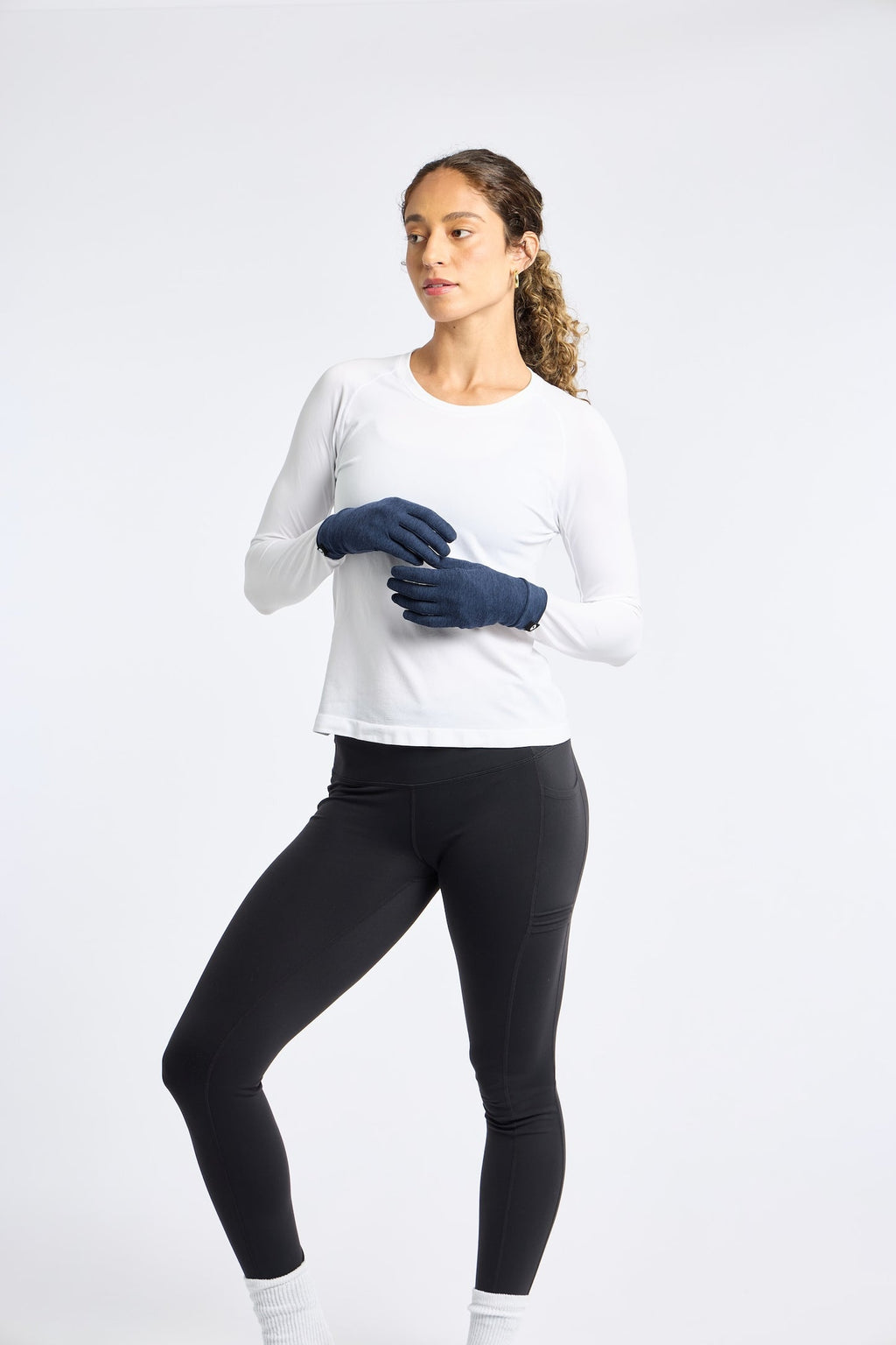 Lux Gloves | Ink Blue