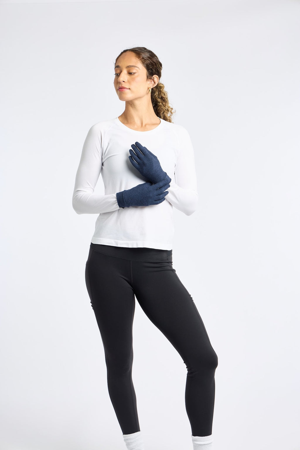 Lux Gloves | Ink Blue