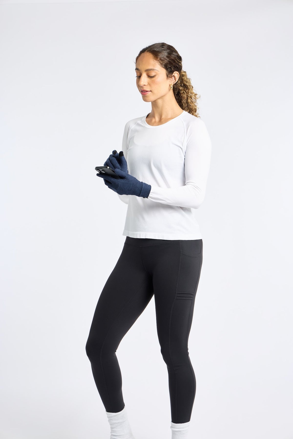 Lux Gloves | Ink Blue