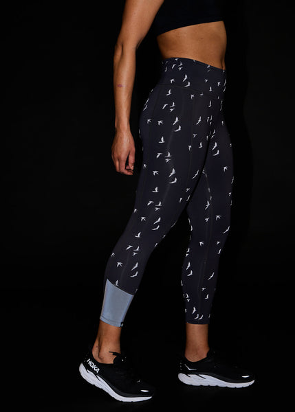Firecracker Reflective 3/4 Tights | Reflective Birds