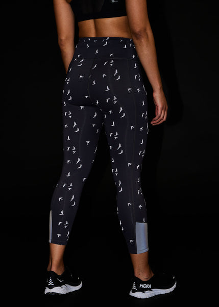 Firecracker Reflective 3/4 Tights | Reflective Birds