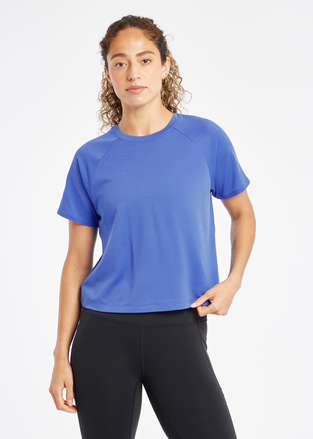 Women's Flyout Boxy Short Sleeve | Blue Rapids
