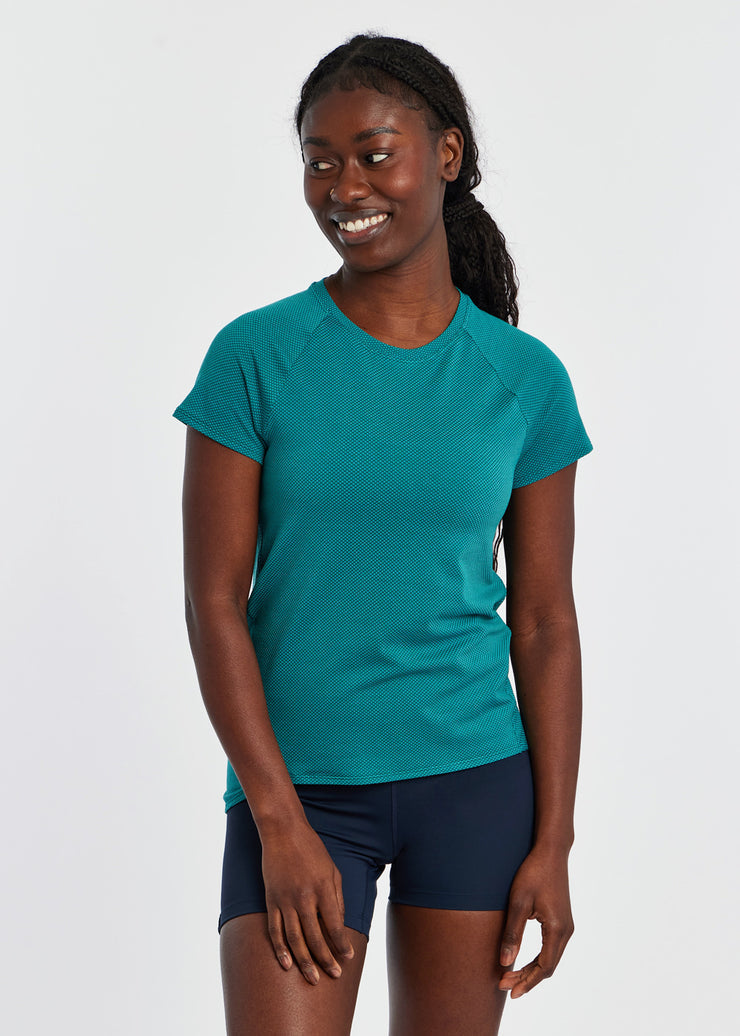 Women's Flyout Short Sleeve | Emerald