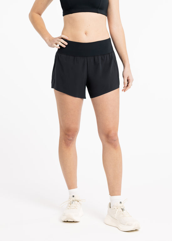 Women's Flyout  Utility Shorts | Black