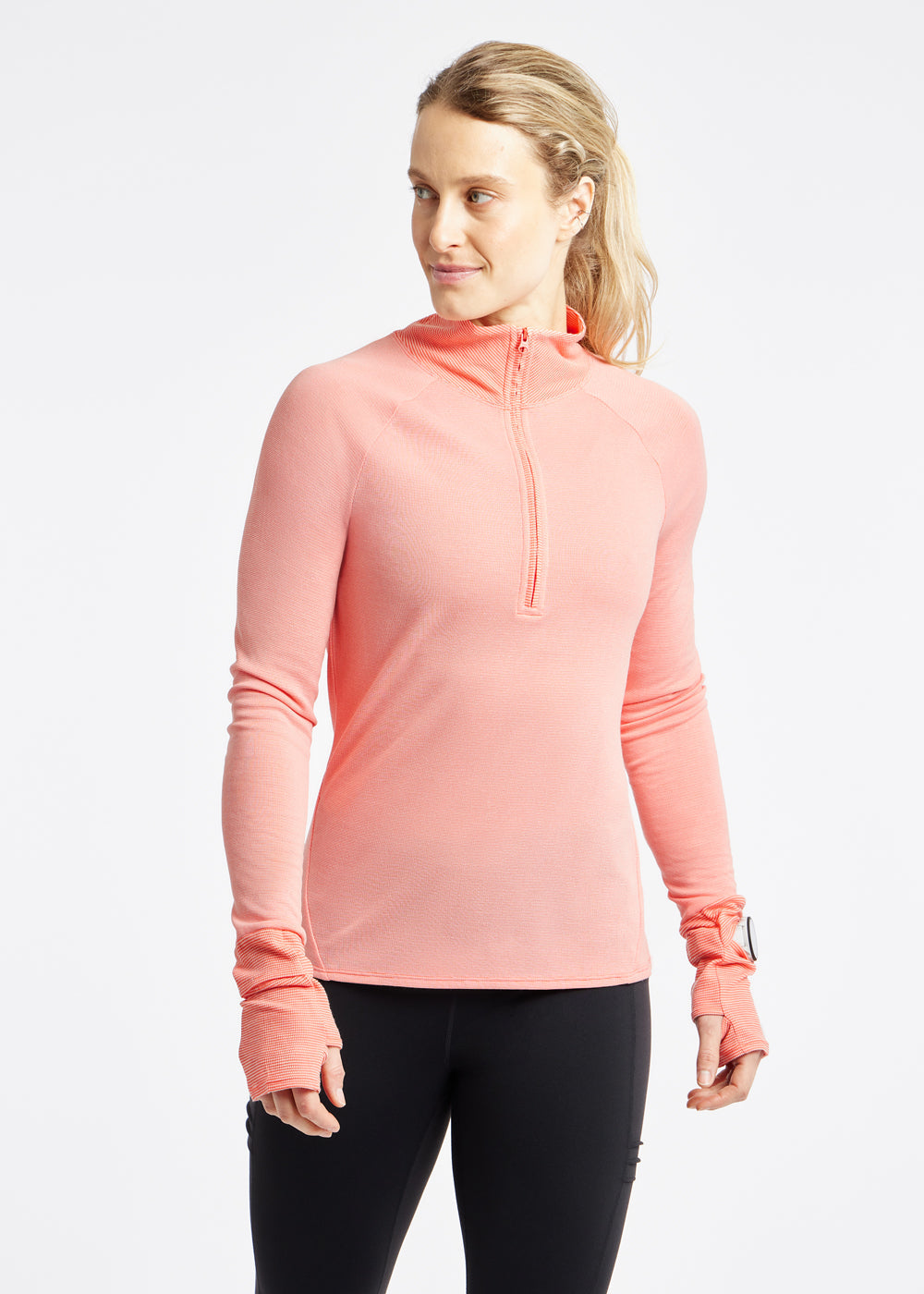 Flyout Wool Half Zip |Alpenglow