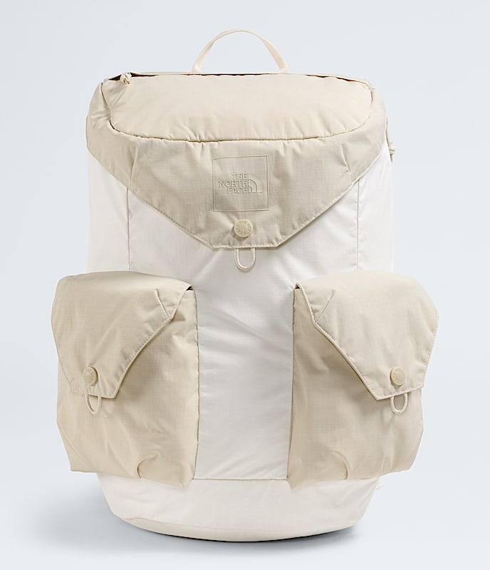 beige backpack north face The Outdoor Kids Berkeley Bag 19L Children Element draw smartphone access The North Face: Taupe Jester