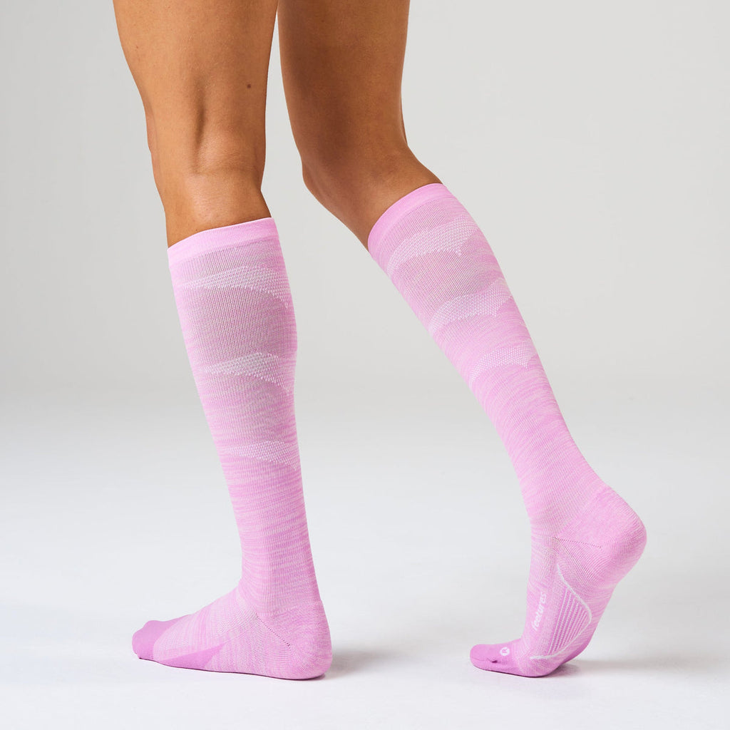 Graduated Compression LC Knee High| Rose Quartz