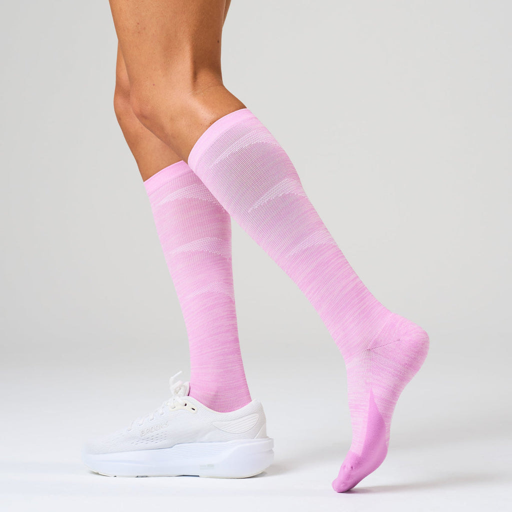 Graduated Compression LC Knee High| Rose Quartz