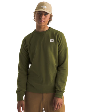 Men's Heritage Patch Crew | Forest Olive