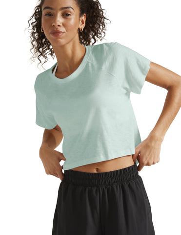 Women's Signature Cropped Tee | Tropical Waters