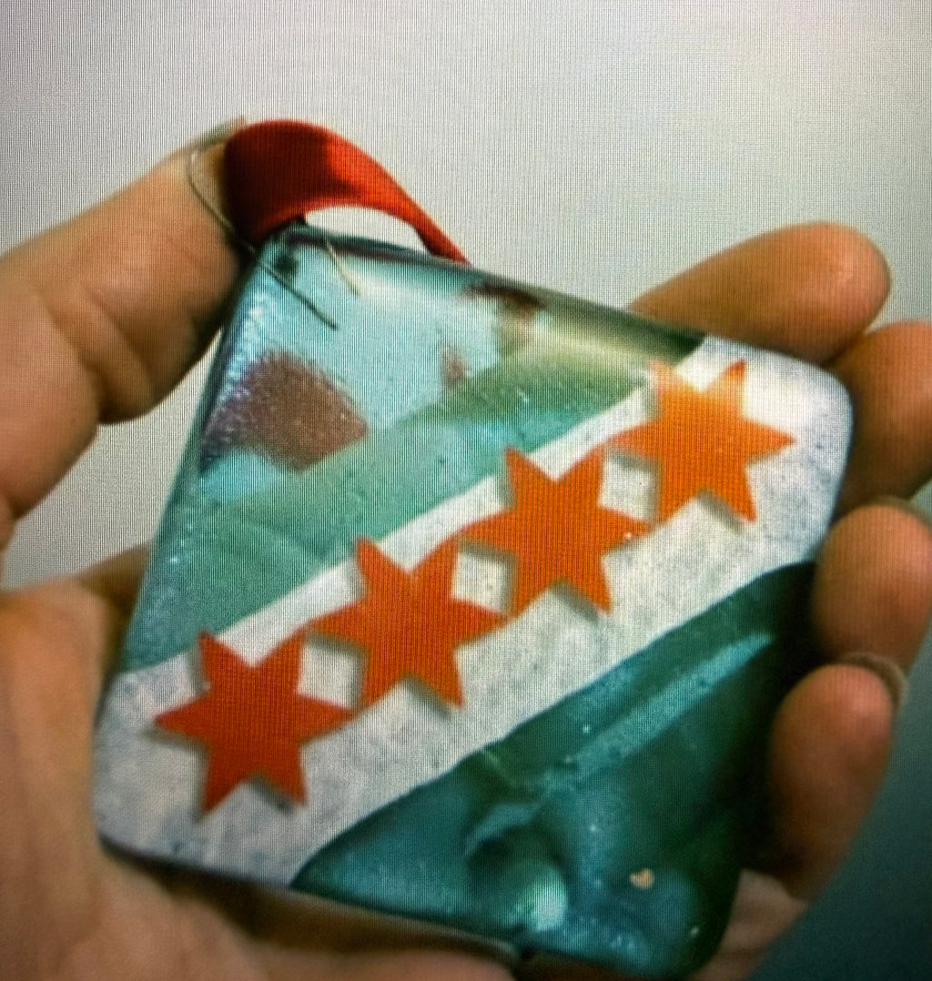 Fused Glass Ornament